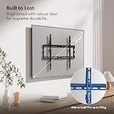 VonHaus TV Wall Bracket 37-85" Ultra-Slim Flat Mount 70kg VESA 200x200-600x400 view 2