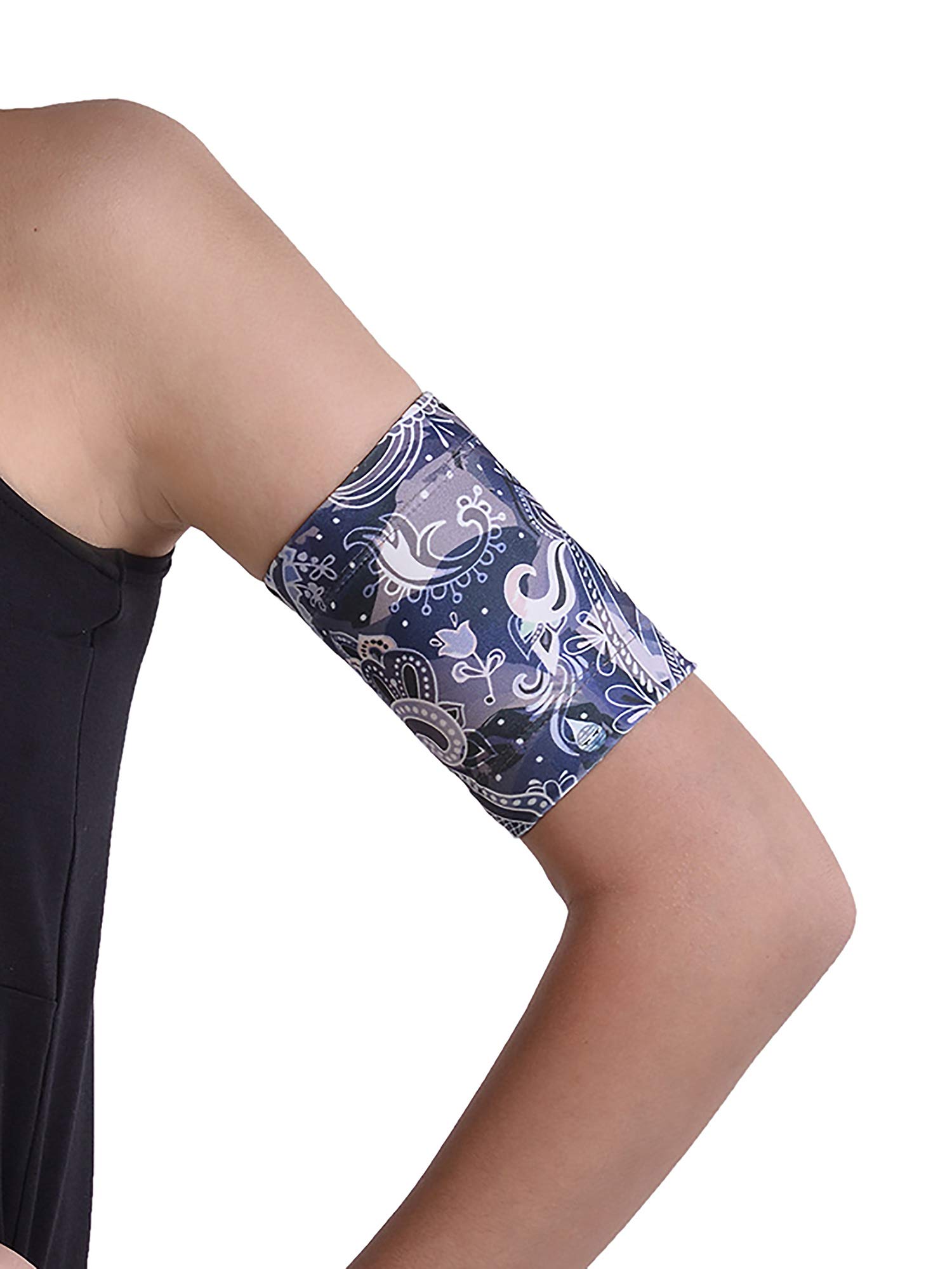 Dia-Band, Armband for CGM Freestyle Libre, Medtronic, Dexcom or Omnipod - Comfortable and Reusable Diabetic Armband for Glucose Sensor. (XXL (33-36 cm))