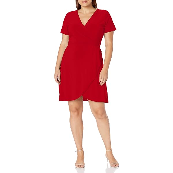 open lace back dress SOUTHERN IRELAND Double Decker Red, Italian Performance Linen main image 1