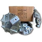 Magidome&reg; Geodesic Dome Connectors- Easy DIY Connector kit for Dome, yurt, Tent, Trellis, pergola, Gazebo, Camping, Gardens, shelter, Festivals.