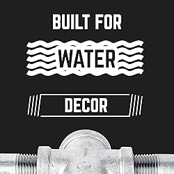 PIPE DÉCOR 3/4 in. Authentic Galvanized Malleable