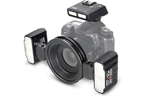 MEIKE MT24II-C 2.4 Wireless Macro Twin Flash Lite for Canon EF-Mount DSLR Cameras Such as T5i T4i T3i T3 T2i T1i XSi XTi SL1, EOS ect