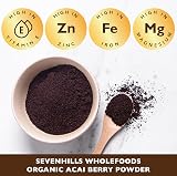 Sevenhills Wholefoods Organic Acai Berry Powder 100g Freeze-Dried view 2