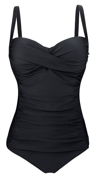 Angerella Vintage Retro Badeanzug für One Piece Monokini Badeanzug