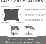 Teynewer Rectangle Shade Sail 3x4m Cream UV 98% Water-Resistant view 7