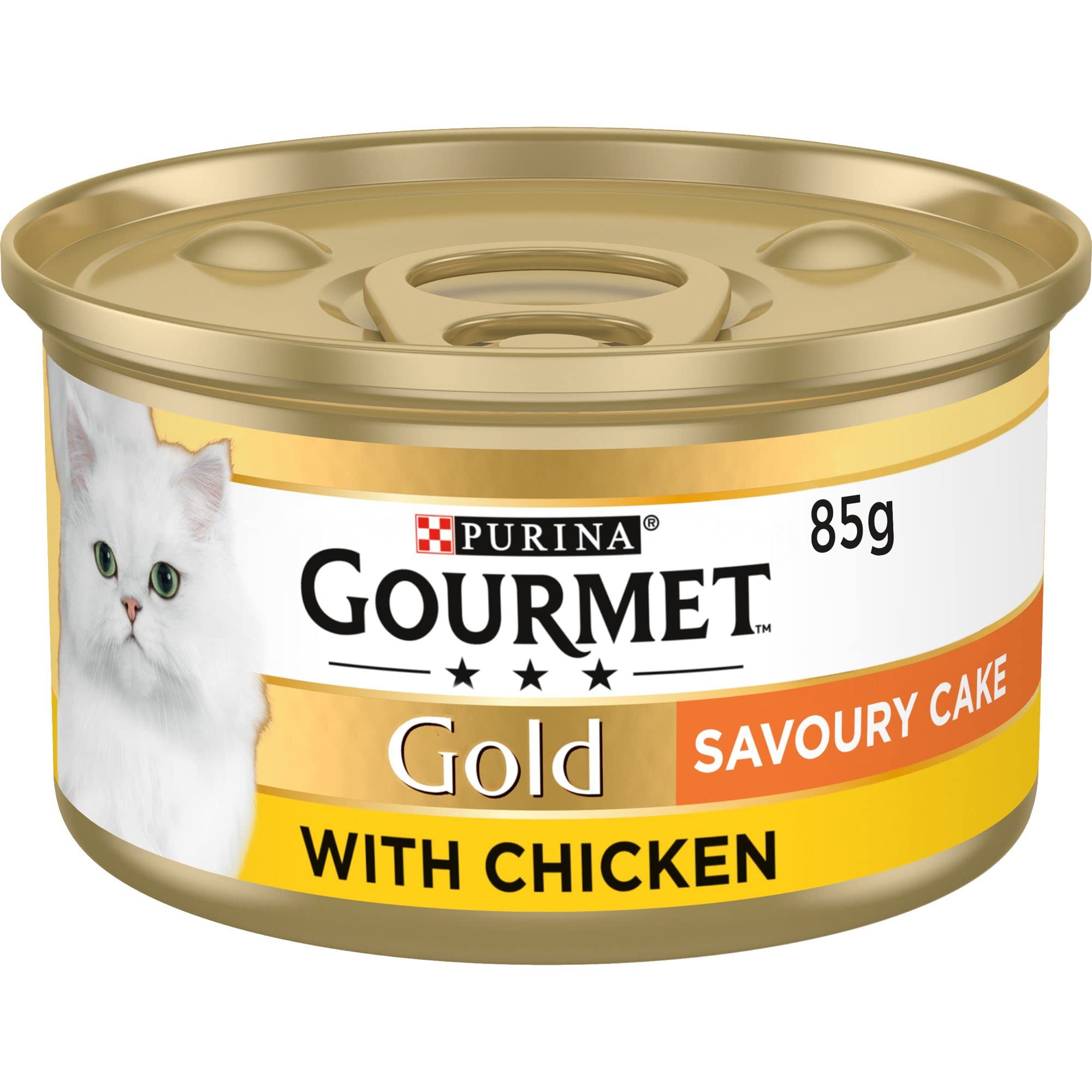 GOURMET Gold Savoury Cake Chicken Wet Cat Food 85g (Pack of 12)
