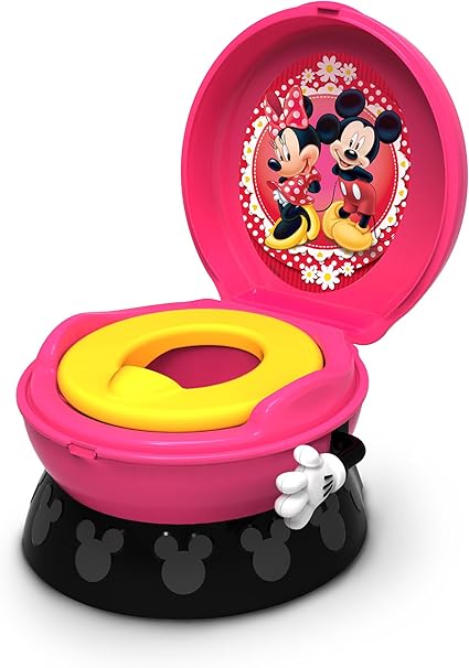 Amazon First Years製 ディズニー ミッキー ミニーマウス おまる 便座 トイレトレーニング 補助便座 並行輸入品 おまる 便座 ベビー マタニティ 通販