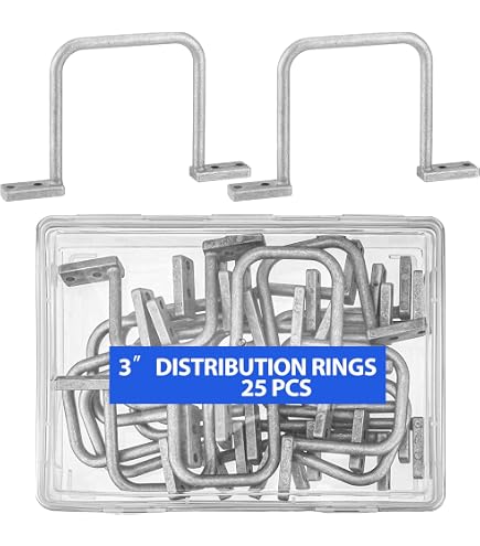 Bridle Rings 100 - 2 Inch, 1/4-20 Machine Thread, For Hanging, Rigging ...