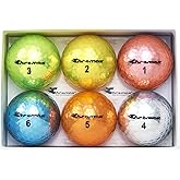 Chromax Metallic M5 Colored Golf Balls (Pack of 6)