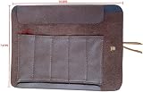 Xrten Leather Carving Tool Roll Bag 5 Pockets Brown PU Leather Storage Pouch view 6
