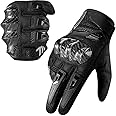 Motorcycle Gloves Touchscreen Motocross Dirt Bike Riding Glove with Carbon Fiber Protective Hard Knuckles for Men Women Model MD66