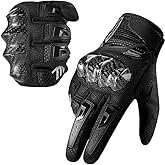 MADBIKE Motorcycle Gloves Touchscreen Motocross Dirt Bike Riding Glove with Carbon Fiber Protective Hard Knuckles for Men Women Model MD66