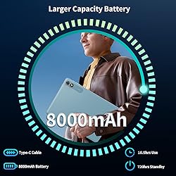 Suicoey 2025 Tablet, 10 inch Android 15 Tablet with