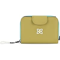 【タイムセール】ミニウォレット　アイボリー　韓国　saving miruve Amazon.com: Sherpani Barcelona, Small Nylon Bifold Zipper Pocket