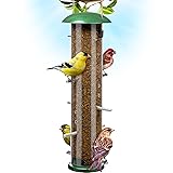 Finch Bird Feeder for Outdoors (16 Ports) Thistle