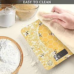 Yellow Bees Honey Food Scale Waterproof Digital