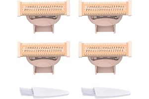 4PCS LinMei Nu Shaver Replacement Heads Compatible for Finishtouch Flawless Women Nu Razor with 2 Cleaning Brush