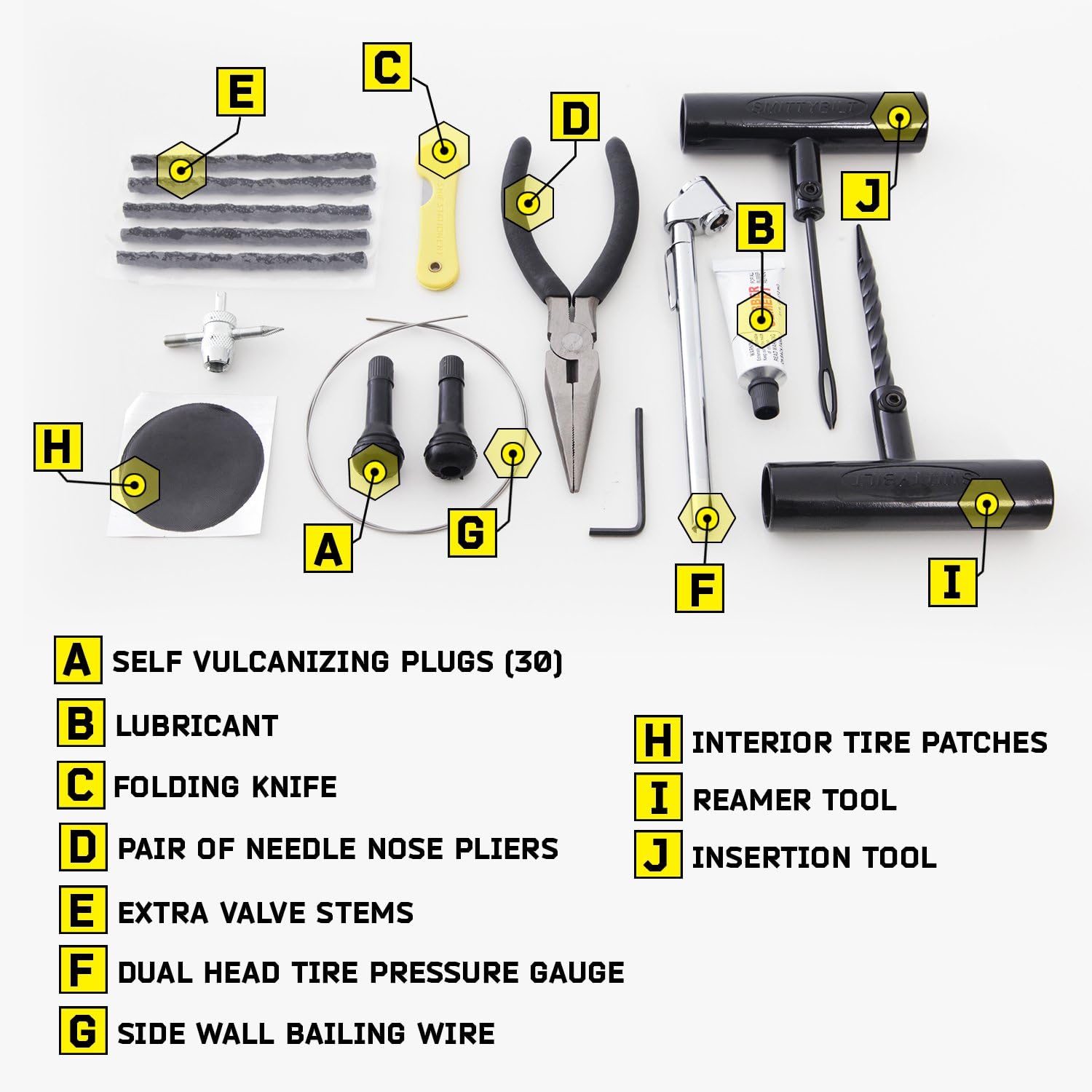 Smittybilt 2733 Tire Repair Kit: Automotive
