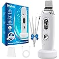 Skin Scrubber Face Skin Spatula Facial Scrubber Spatula Blackhead Remover Tools with 4 Modes, LCD Display, Waterproof