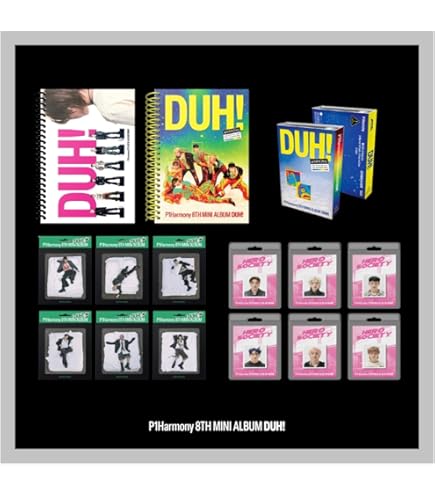 Amazon.com: P1Harmony P1AY AGAIN 4th Photobook with Tracking Play