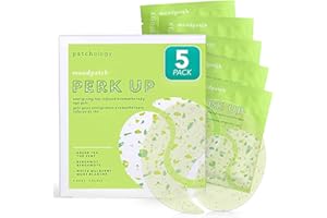 Patchology Moodpatch Tea-Infused Aromatherapy Eye Gel, Perk Up Energizing, 5 Count