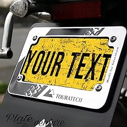 Custom Motorcycle License Plate - Select from All