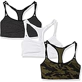 Fruit of The Loom Womens Spaghetti Strap Cotton Sports Bra - All-Day Comfort & Easy Movement