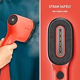 Tefal Pure Pop Slim Handheld Clothes Steamer 15s 70ml Red DT2022 view 4