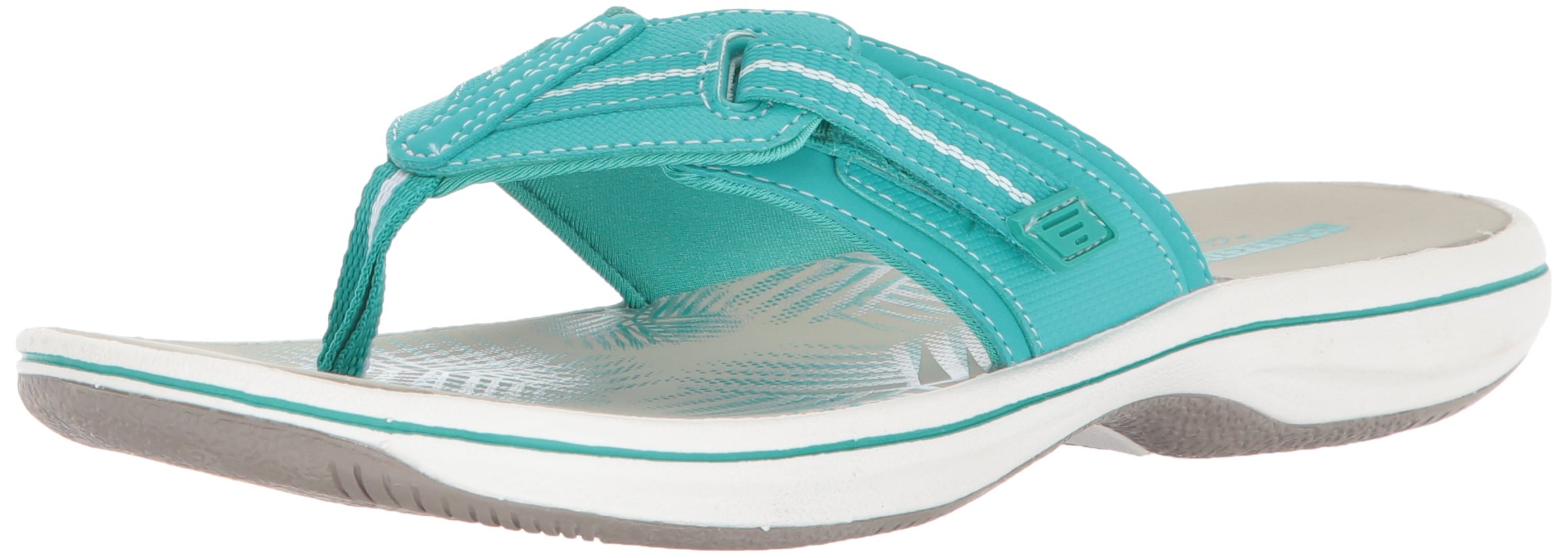 clarks jazz flip flops