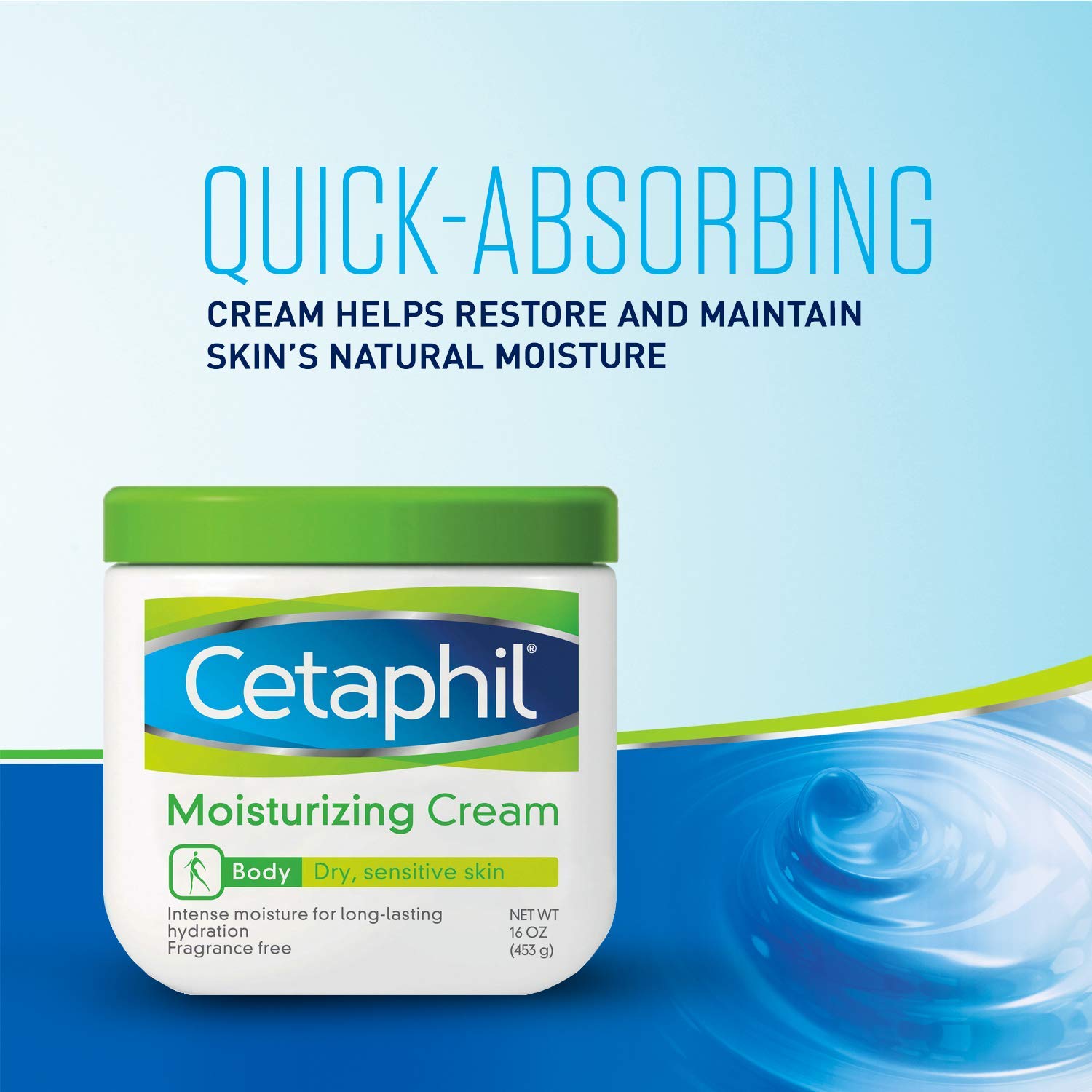 Cetaphil Moisturizing Cream for Dry/Sensitive Skin, Fragrance Free 16