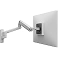 Ergotron – MXV Single Monitor Arm, VESA Wall Mount – for Monitors Up to 34 Inches, 7 to 20 lbs – White