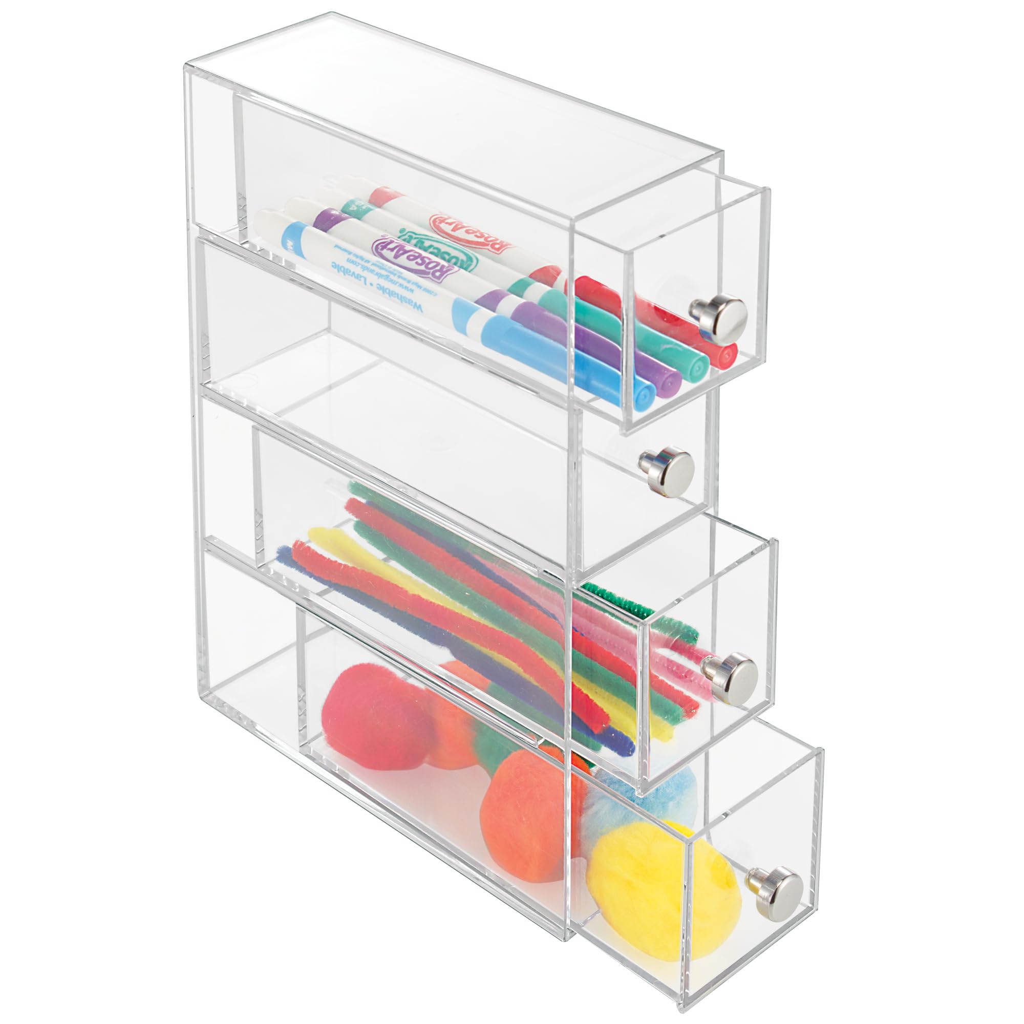 Photo 1 of iDesign 36560EU 4-Drawer Vanity/Cosmetic Organizer, Set of 1, Clear