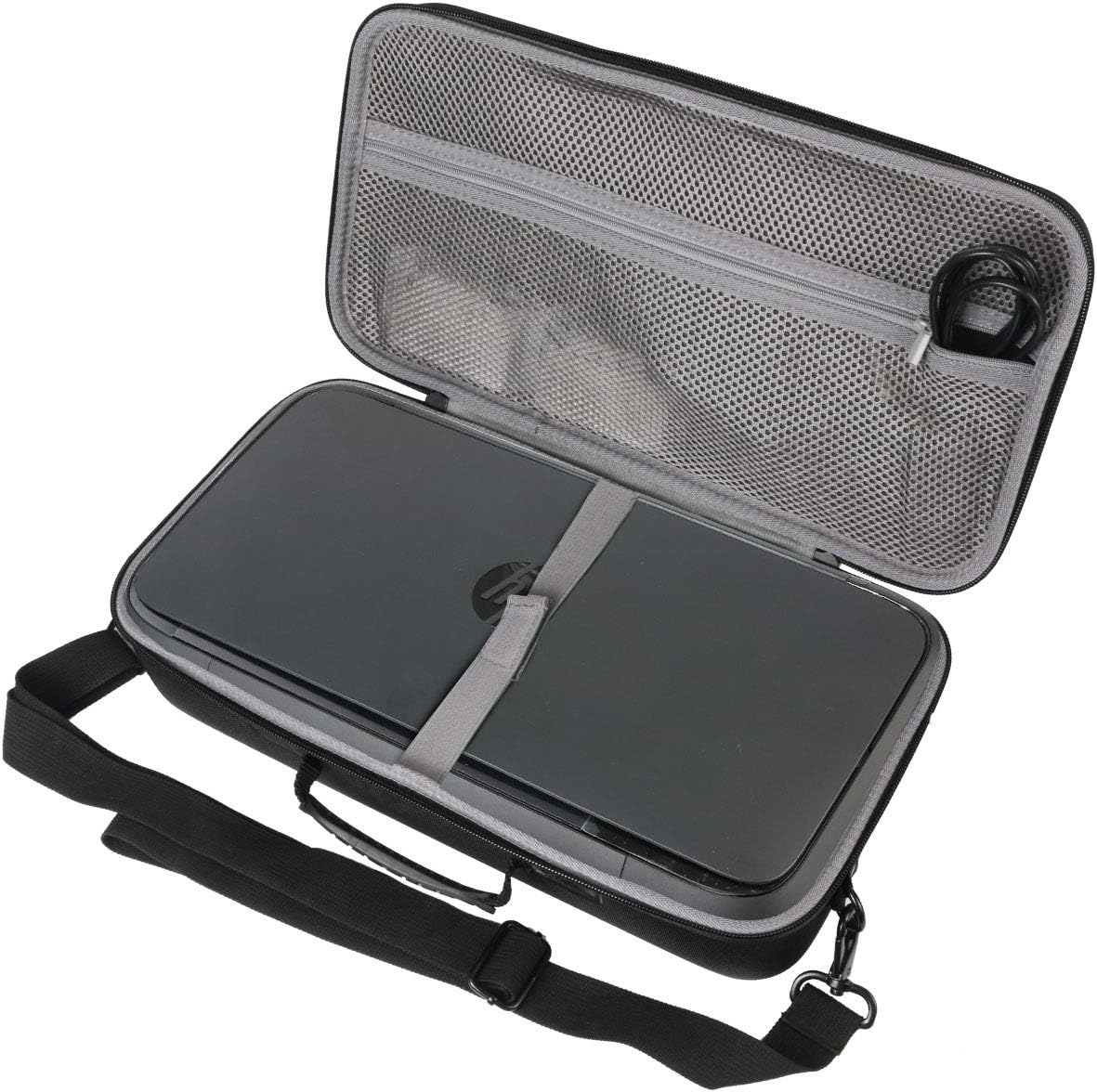 co2CREA Hard Travel Carrying Case for HP OfficeJet 200 Mobile inkjet Printer,Black Case Only, HP OfficeJet 200 Mobile Printer case
