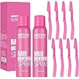 Hair Identifier Spray for Face Shaving Dermaplaning Tool 2 Pack Skin Body Dermaplaning Spray for Women with 8 Face Razor for Face Shaver Hair Removal Kit Excess Hair Dermaplane Razor for Women Face