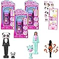 Barbie Mini Barbieland Blind Bag Mini Figure Set - Bundle with 3 Barbie Blind Cutie Reveal Tube Mystery Barbie Dolls Plus Stickers, More | Barbie Party Favors for Girls, Kids