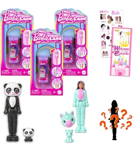 Amazon.com: Mattel Mini BarbieLand Cutie Reveal Micro Doll Case of