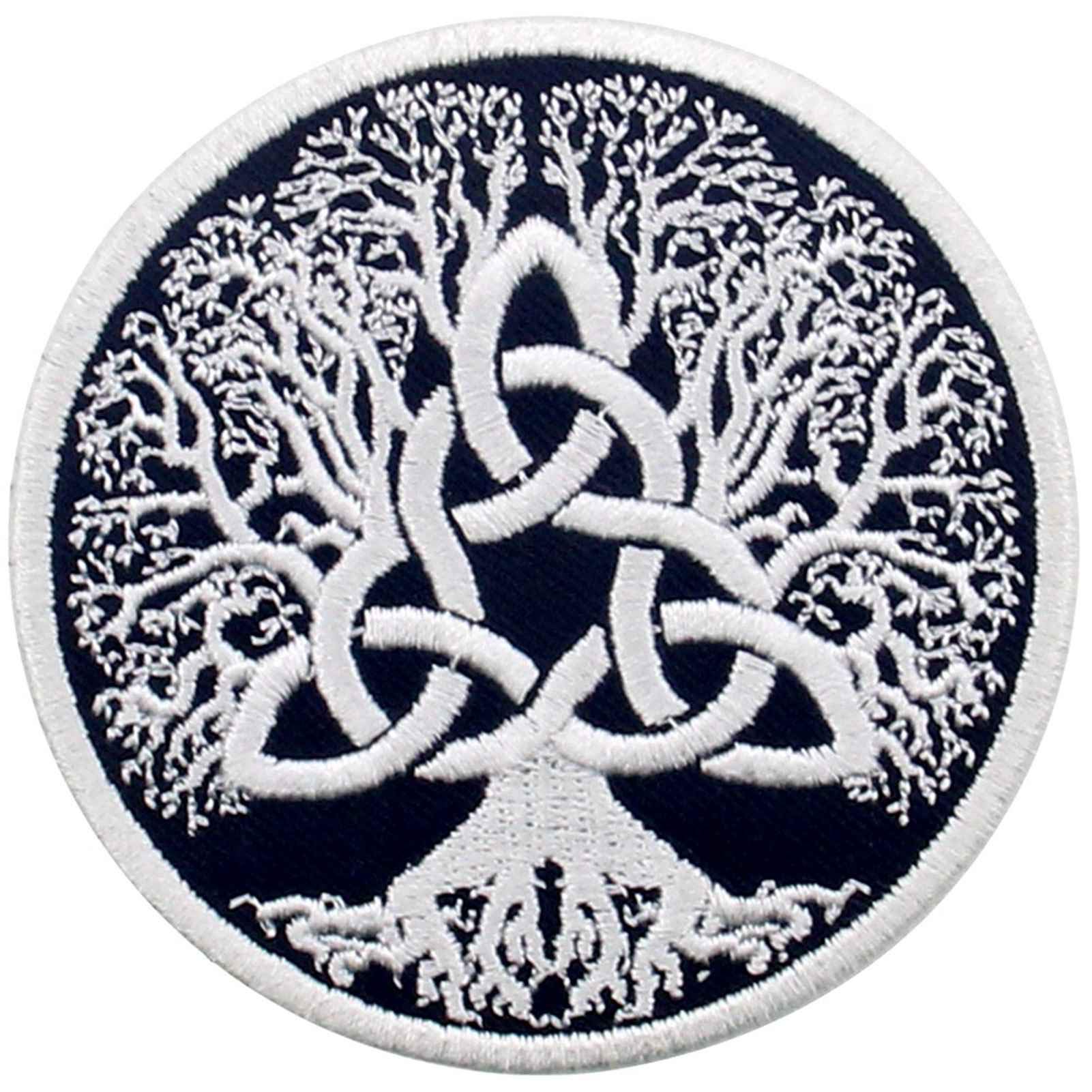 Zegin Tree of Life Yggdrasil Patch Embroidered Applique Badge Iron On Sew On Emblem