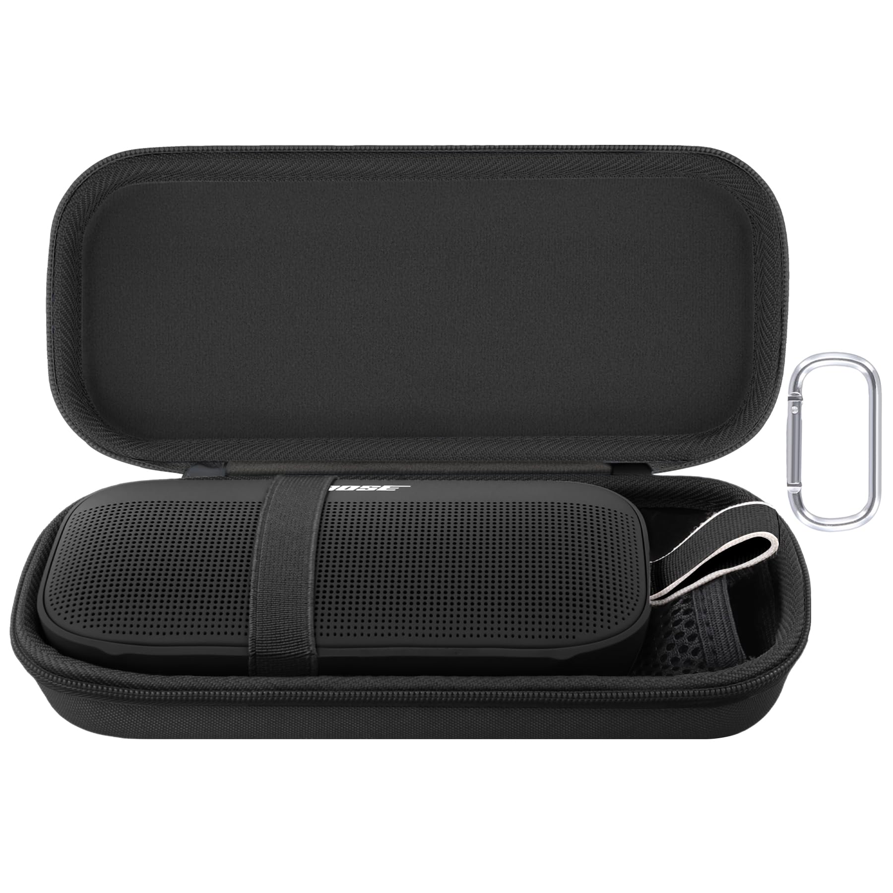 Aenllosi for Bose SoundLink Flex Portable Bluetooth Speaker 2nd Gen Hard Protective Travel Carrying Case, Case Only, Black — image 1