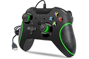Wired Controller for Xbox One, Wired Xbox one USB Gamepad Controller Compatible with Xbox One/S/X/PC Windows 7/8/10 with 3.5m