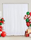 Eternal Beauty White Sequin Backdrop, 6x6 Ft