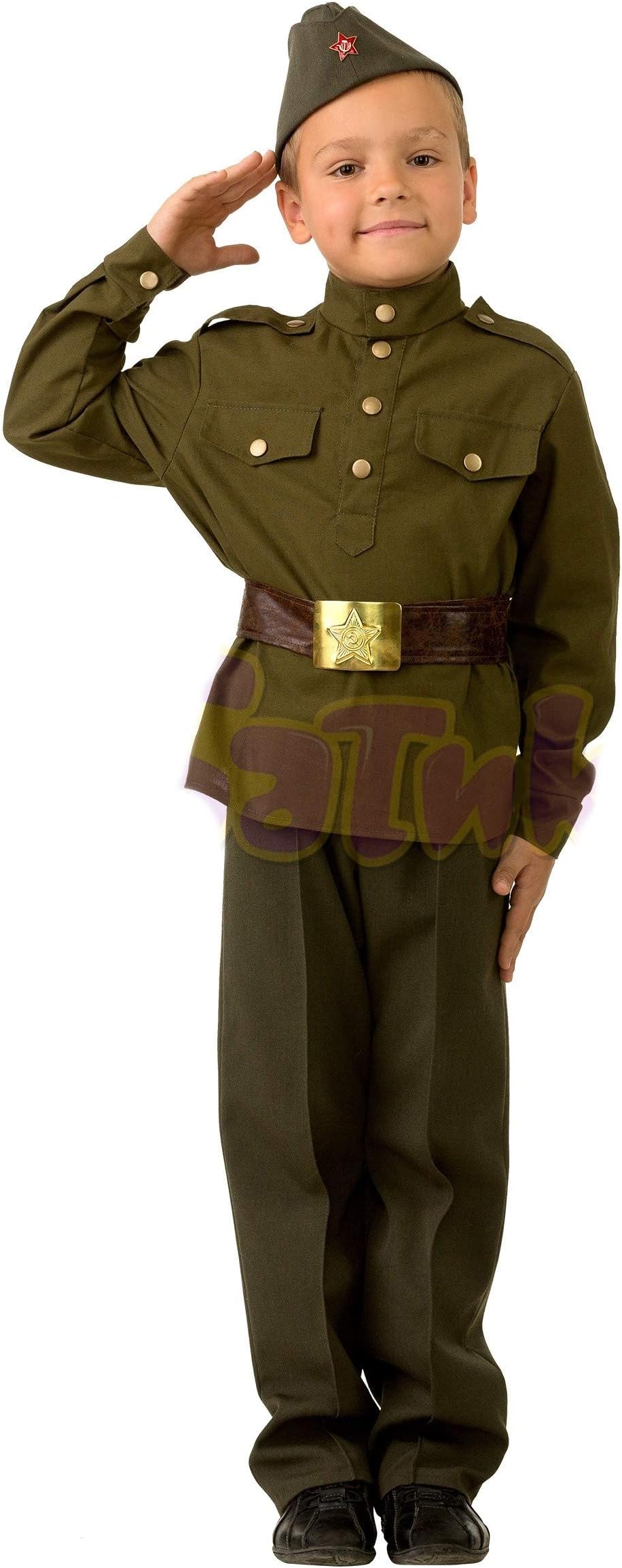 Boys Russian Military Army Soldier Costume | WW2 Soviet | 9 May | Victory Day