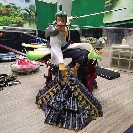 Amazon Co Jp Sylycs ワンピースロロノアゾロワノカントリーgtゾロ着物可変ボディアニメフィギュアフィギュアpvc人形箱入り漫画ゲームキャラクターデスクトップデコレーションギフト3dモデル 高さ23cm ホーム キッチン