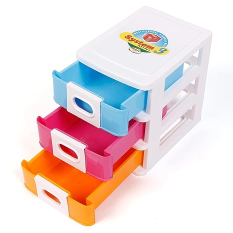 Jewel Mini System Multipurpose Storage Drawer Organisers With 3