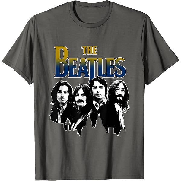 John Lennon New York City T-Shirt - Official Black B&W Logo Tee, Men's Size M, 100% Cotton - View #8