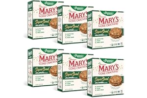 Mary's Gone Crackers Super Seed Jalapeño Crackers, Vegan Friendly, Kosher, USDA Certified Organic, Gluten Free & Non-GMO, 4 Ounce (Pack of 6)