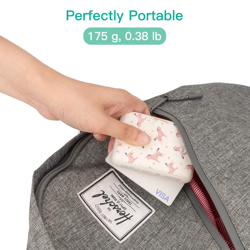 Cute Portable Charger 10000mAh,Sethruki Unicorn Pocket-Size Fast Charging Dual USB Mini Power Bank External Battery Pack for iPhone X 8 7 Plus and More,Gift for Girl Women Kid.