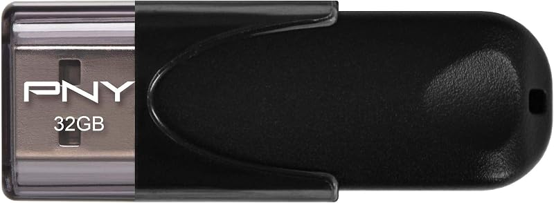 PNY Attaché 4 USB 2.0 Flash Drive 32GB Portable Storage Key Loop
