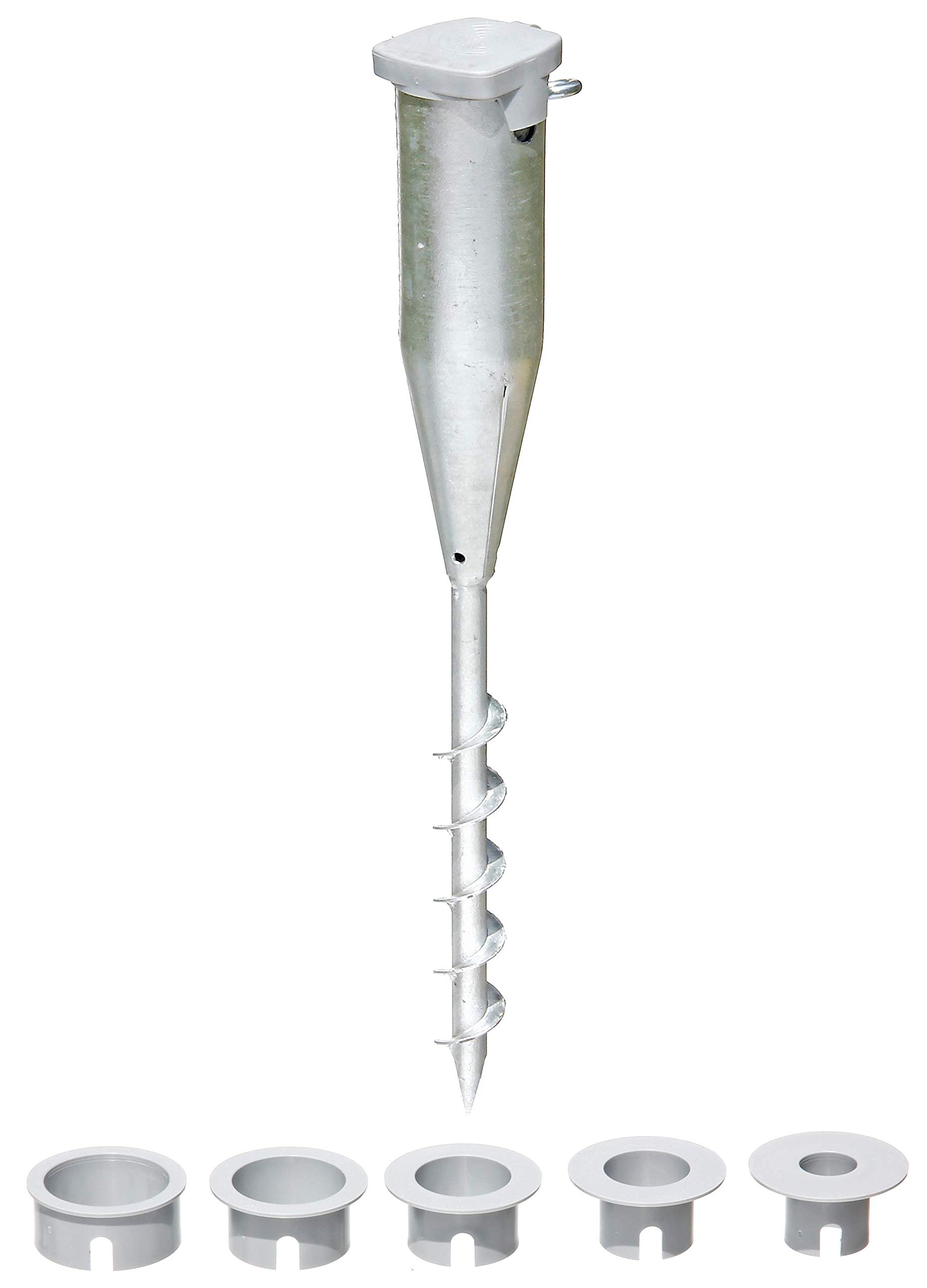 Screw-In Ground Sleeve for Posts 25-65 mm