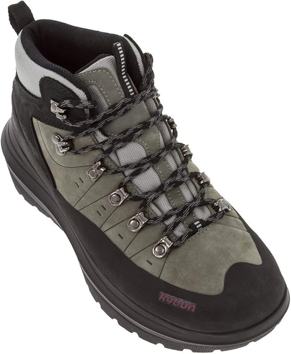 kybun Mens's"Säntis Black" nubuck leather BOOT 7.5 Shoes