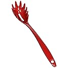 Norpro 9102R 11-Inch Melamine Spaghetti Fork, Red